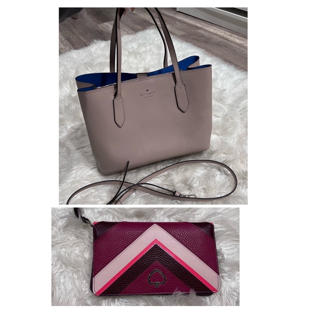 Kate Spade bag and wallet (wristlet)